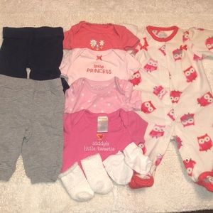 Newborn girls lot